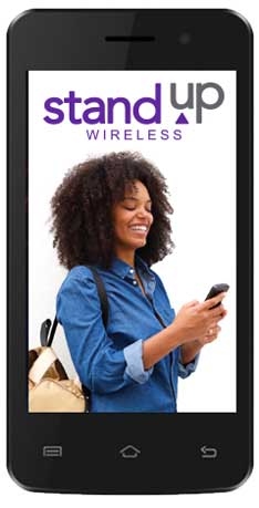 Standup Wireless smartphone Lifeline